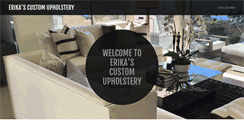 Desktop Screenshot of erikasupholstery.com